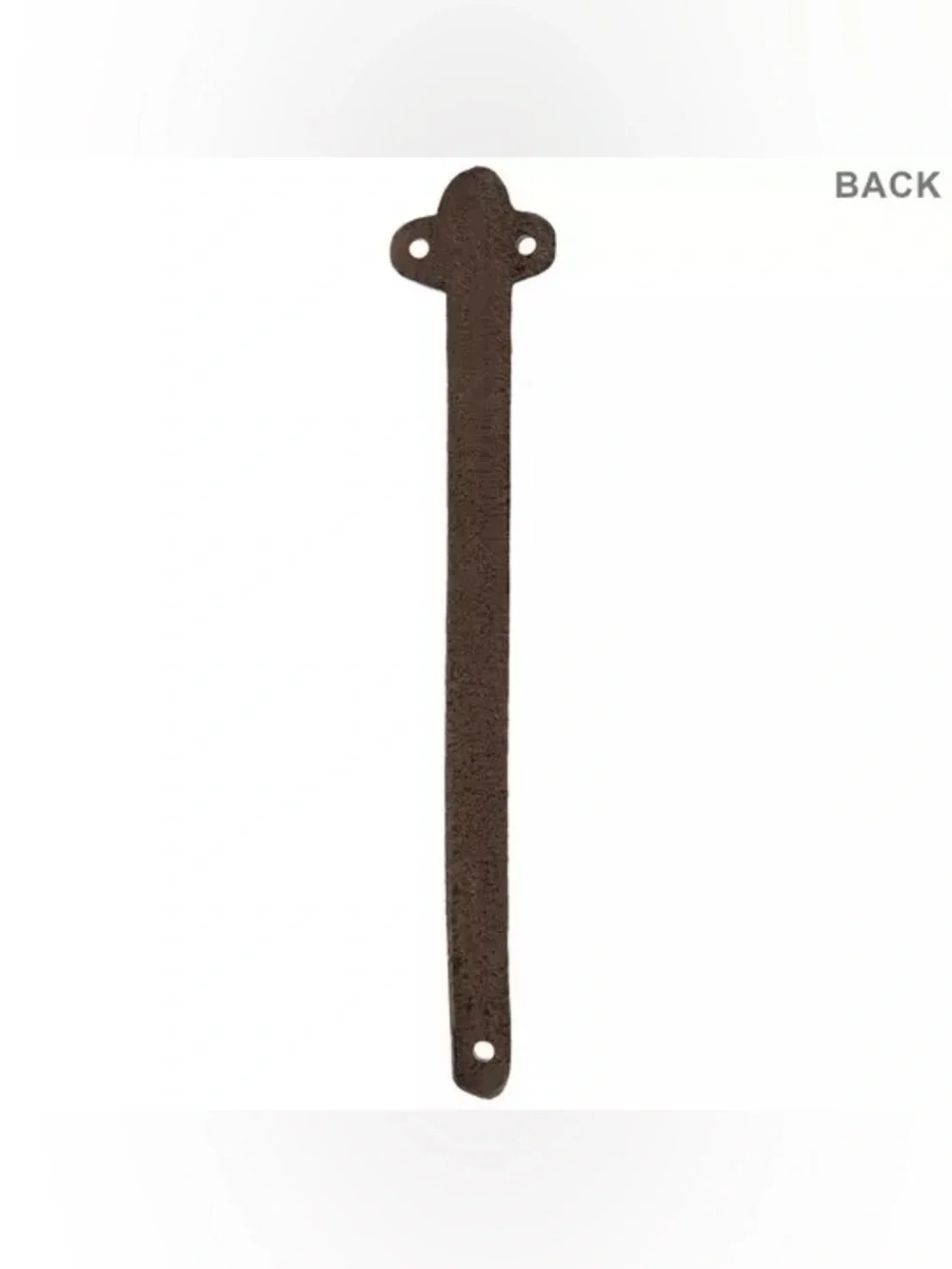 Brown Curved Bird Metal Wall Hook